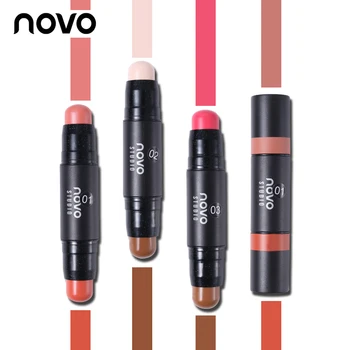 NOVO Brand Dual Color Highlighter Blush Stick 3D Face Bronzer Contour Pencil Cosmetics Pen Cheek Blusher Highlight Makeup Stick
NOVO Brand Dual Color Highlighter Blush Stick 3D Face Bronzer Contour Pencil Cosmetics Pen Cheek Blusher Highlight Makeup Stick