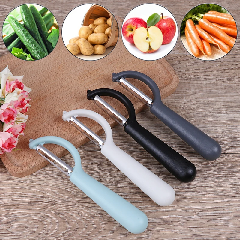 Fruit Vegetable Peeler Stainless Steel Ultra Sharp Peeler With Ergonomic Silicone Handle Kitchen Tools 4 Clours
Fruit Vegetable Peeler Stainless Steel Ultra Sharp Peeler With Ergonomic Silicone Handle Kitchen Tools 4 Clours