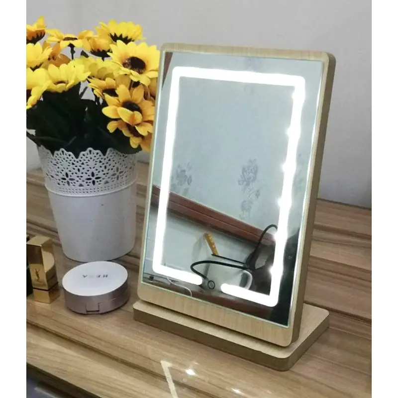 Touch Screen Makeup Mirror Tabletop Lighted Cosmetic Tool With LED Lights EU US Plug
Touch Screen Makeup Mirror Tabletop Lighted Cosmetic Tool With LED Lights EU US Plug