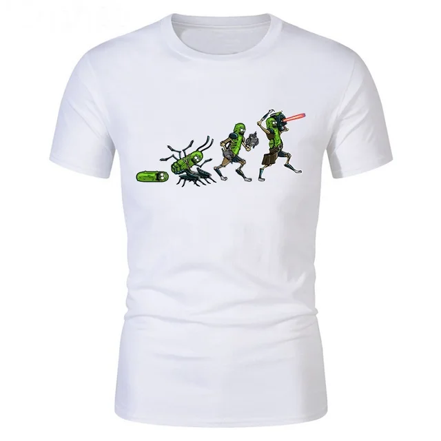 Funny Evolution Pickle T shirts hombre Comic cartoon Ricka And Morty tshirt rick morty Tees mens cotton short sleeves t-shirt
Funny Evolution Pickle T shirts hombre Comic cartoon Ricka And Morty tshirt rick morty Tees mens cotton short sleeves t-shirt