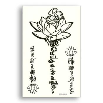 Temporary Fake tattoo Waterproof Water Transfer Tribal Totem Black Lotus Stickers glitter Sexy Women Men Beauty Cool Body Art
Temporary Fake tattoo Waterproof Water Transfer Tribal Totem Black Lotus Stickers glitter Sexy Women Men Beauty Cool Body Art