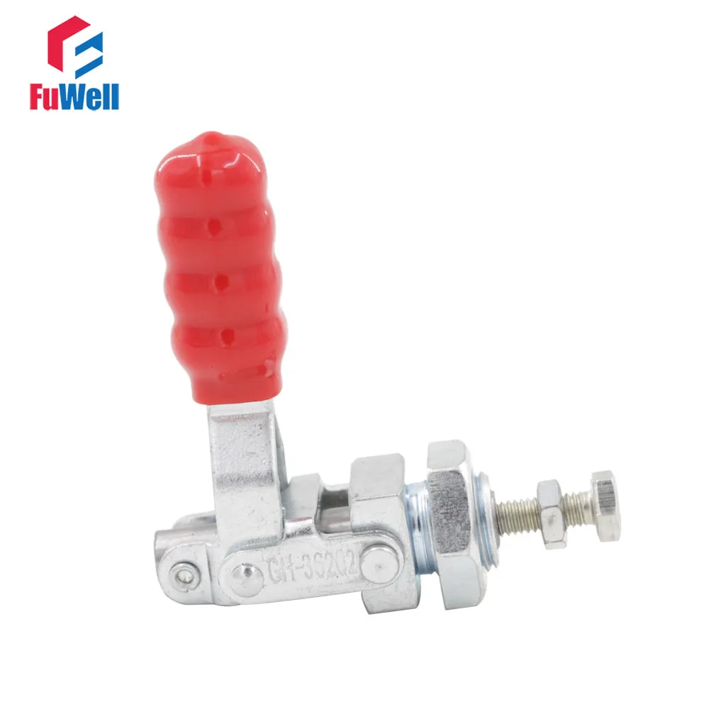 Toggle Clamp GH-36202 91Kg Holding Capacity 20mm Stroke Push Pull Type Toggle Clamp Latch Quick Hand Tool
Toggle Clamp GH-36202 91Kg Holding Capacity 20mm Stroke Push Pull Type Toggle Clamp Latch Quick Hand Tool