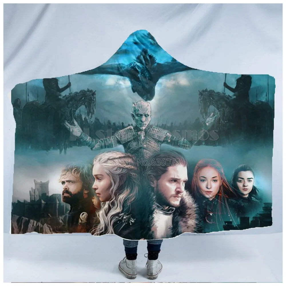 Plstar Cosmos Game of Thrones Blanket Hooded Blanket 3D full print Wearable Blanket Adults men women Blanket style9
Plstar Cosmos Game of Thrones Blanket Hooded Blanket 3D full print Wearable Blanket Adults men women Blanket style9