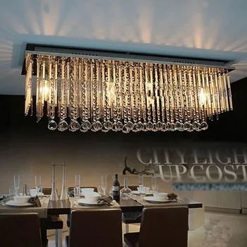 New Large LED Crystal Luxury Rectangular Pendant Light Modern Creative Iron Lamps for Dining Room Bedroom Foyer DHL Free
New Large LED Crystal Luxury Rectangular Pendant Light Modern Creative Iron Lamps for Dining Room Bedroom Foyer DHL Free