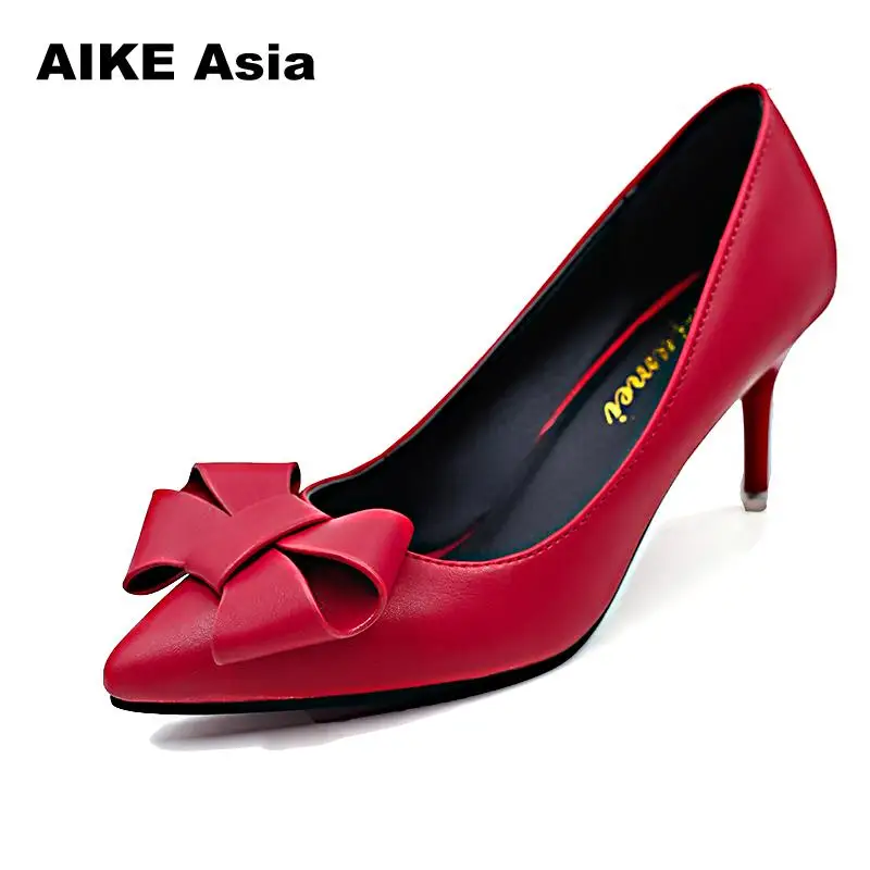 Women Pumps Fashion High Heels Femals Shoes Pumps Pointed Toes Sweet Butterfly-knot Zapatos Mujer Sexy Pumps Ladies Stiletto
Women Pumps Fashion High Heels Femals Shoes Pumps Pointed Toes Sweet Butterfly-knot Zapatos Mujer Sexy Pumps Ladies Stiletto