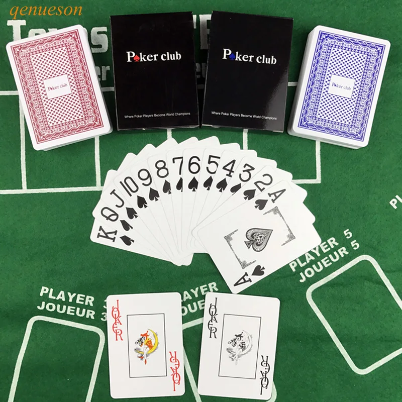 New Hot poker smooth 10 sets / lot Baccarat Texas plastic PVC card game Poker Club 63mm* 88mm Entertainment board Games qenueson
New Hot poker smooth 10 sets / lot Baccarat Texas plastic PVC card game Poker Club 63mm* 88mm Entertainment board Games qenueson
