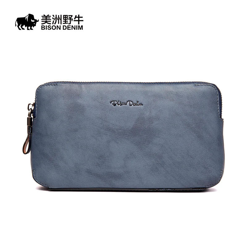 2018 New BISON DENIM Brand Men Clutch Bag Genuine Leather Wallet Large Capacity Purse Wallet High Quality Men's Wallet Free Ship
2018 New BISON DENIM Brand Men Clutch Bag Genuine Leather Wallet Large Capacity Purse Wallet High Quality Men's Wallet Free Ship