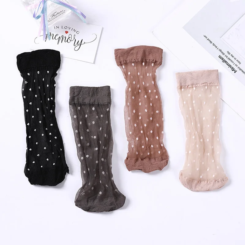 FENNASI 10Pairs Polka Dot Happy Socks Women Transparent Ankle Short Cute Socks Funny Harajuku Girls Printed Lace Socks Art
FENNASI 10Pairs Polka Dot Happy Socks Women Transparent Ankle Short Cute Socks Funny Harajuku Girls Printed Lace Socks Art