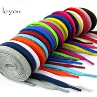 Leyou New Sneaker Flat Shoelaces Hiking Boots Shoe Strings Colored Shoe Laces for Sneakers Laces Drop Shipping image