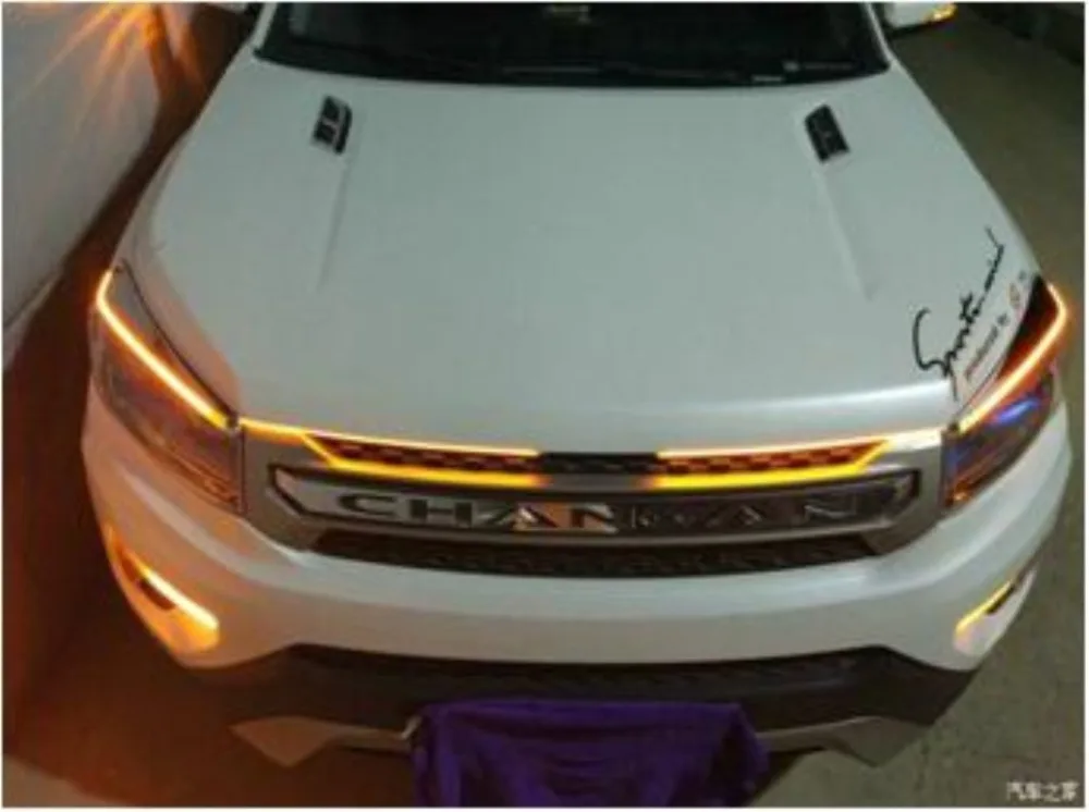 For CS75 2015 headlight light eyebrow running light with turning signal light with a yellow signal Vehicle Car styling
For CS75 2015 headlight light eyebrow running light with turning signal light with a yellow signal Vehicle Car styling
