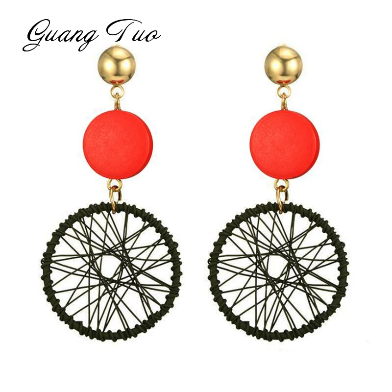 ES829 Ethnic Style Fashion Jewelry Earrings Creative Hollow Wheel Retro Round Pendant Drop Earrings New Woven Ear Jewelry
ES829 Ethnic Style Fashion Jewelry Earrings Creative Hollow Wheel Retro Round Pendant Drop Earrings New Woven Ear Jewelry