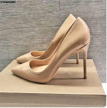 Vinapobo New 2019 Sexy Nude High Heels Women Pumps Pointed Toe Stilettos Heels Shallow Slip On Spring Fashion Office Lady Shoes
Vinapobo New 2019 Sexy Nude High Heels Women Pumps Pointed Toe Stilettos Heels Shallow Slip On Spring Fashion Office Lady Shoes