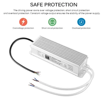 220v To 12v LED Transformer 150W 60W LED Driver Power Supply IP67 Waterproof LED Power Supply 5A LED Light For Outdoor Light
220v To 12v LED Transformer 150W 60W LED Driver Power Supply IP67 Waterproof LED Power Supply 5A LED Light For Outdoor Light