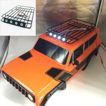 Metal Roof Rack Luggage Carrier with 4 LED Light Set for Redcat GEN8 RC Crawler Cars Luggage Rack Top Shelf 235*140*20mm
Metal Roof Rack Luggage Carrier with 4 LED Light Set for Redcat GEN8 RC Crawler Cars Luggage Rack Top Shelf 235*140*20mm