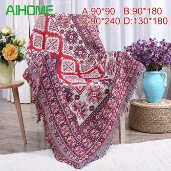 Colorful Three-layer Cotton Cords Knitted Thread Blanket Casual Bohemian Ethnic Tribal Retro Knitted Blanket Sofa Cover
Colorful Three-layer Cotton Cords Knitted Thread Blanket Casual Bohemian Ethnic Tribal Retro Knitted Blanket Sofa Cover