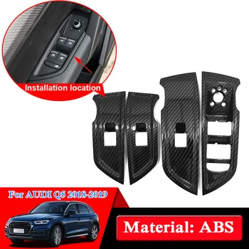 ABS Car Styling Windows Control Panel Sequin Internal Accessories Door Window Switch Lift Panel Cover For Audi Q5 Q5L 2018 2019
ABS Car Styling Windows Control Panel Sequin Internal Accessories Door Window Switch Lift Panel Cover For Audi Q5 Q5L 2018 2019