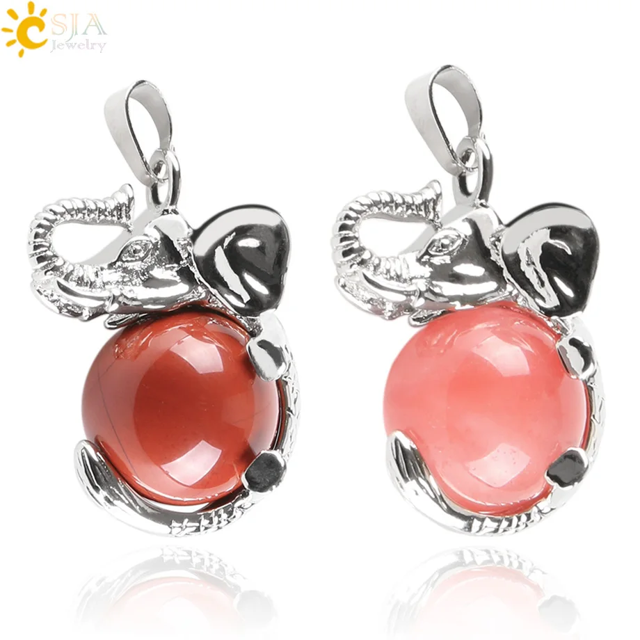 CSJA Lucky Elephant Carved Necklace Pendants Natural Round Stone Beads Women Men Trendy Semi-precious Healing Reiki Jewelry E285
CSJA Lucky Elephant Carved Necklace Pendants Natural Round Stone Beads Women Men Trendy Semi-precious Healing Reiki Jewelry E285