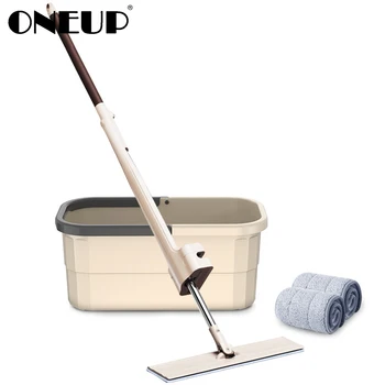 ONEUP Hand Wash Free Mops 360 Degrees No Dead Ends Rotation Cleaning Mop with 2Pcs Microfiber Replace Cloth Household Clean Tool
ONEUP Hand Wash Free Mops 360 Degrees No Dead Ends Rotation Cleaning Mop with 2Pcs Microfiber Replace Cloth Household Clean Tool