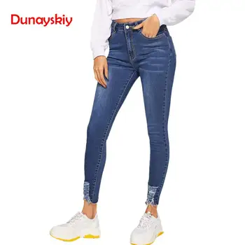 2020 New Style Womens Hole Pencil Pants High Waisted Spring Women's Clothing Ladies Jeans Women Summer Elastic Denim Trousers
2020 New Style Womens Hole Pencil Pants High Waisted Spring Women's Clothing Ladies Jeans Women Summer Elastic Denim Trousers