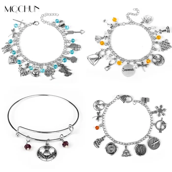 MQCHUN TV Series Jewelry Outlander Themed Scottish Thistle Charm Dangle&Bracelet Link Chain Wristlet Bracelets Bangle Women Gift
MQCHUN TV Series Jewelry Outlander Themed Scottish Thistle Charm Dangle&Bracelet Link Chain Wristlet Bracelets Bangle Women Gift