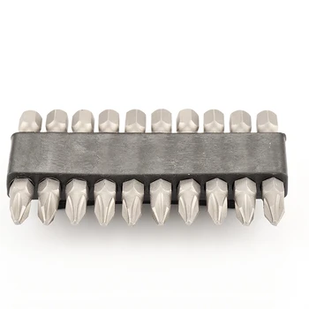 10pcs 50mm Long Chrome Vanadium Steel PH2 Screwdriver Bit Set With a Rubber Holder 1/4 Inch Hex Shank Cross Drill Bits
10pcs 50mm Long Chrome Vanadium Steel PH2 Screwdriver Bit Set With a Rubber Holder 1/4 Inch Hex Shank Cross Drill Bits