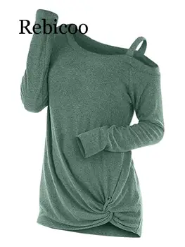 Fashion Knotted Skew Neck Sweater Long Sleeve Cut Out Solid Pullover Sweater Women Clothes One Shoulder Casual Top
Fashion Knotted Skew Neck Sweater Long Sleeve Cut Out Solid Pullover Sweater Women Clothes One Shoulder Casual Top