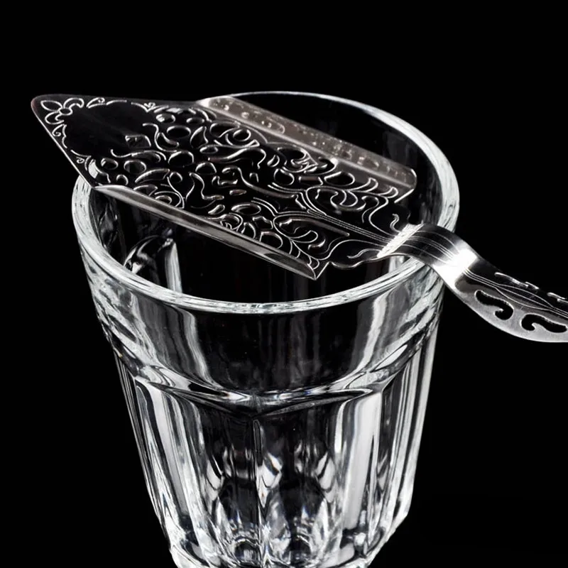 10pcs 304 stainless steel Absinthe spoon metal bar spoons absinthe glass cup drink ware spoons filter spoon
10pcs 304 stainless steel Absinthe spoon metal bar spoons absinthe glass cup drink ware spoons filter spoon