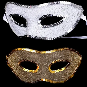 New Gold Silver Sequins Masks Adults Man Masquerade Ball Masks Halloween Dance Party Dress Decoration
New Gold Silver Sequins Masks Adults Man Masquerade Ball Masks Halloween Dance Party Dress Decoration