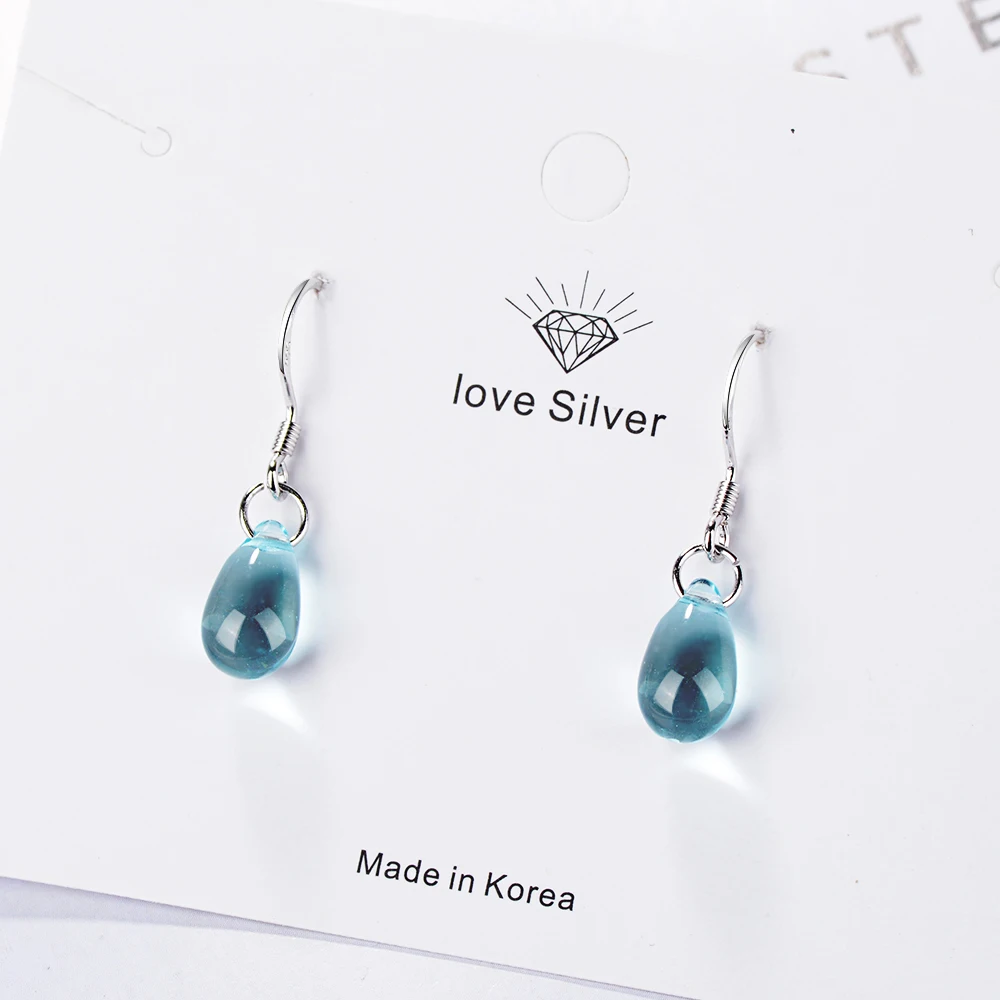Anenjery Literary Artificial Blue Crystal Water Drop Earrings For Women 925 Sterling Silver Earrings boucle d'oreille S-E666
Anenjery Literary Artificial Blue Crystal Water Drop Earrings For Women 925 Sterling Silver Earrings boucle d'oreille S-E666