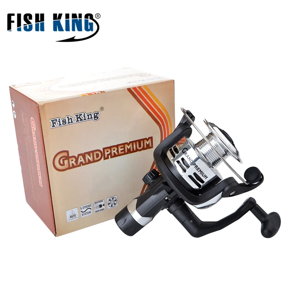 FISH KING Double-Loading Spinning Reel GP140i-GP640i 1BB-6BB 5.2:1 PVC+ Plastic Spare Spool
FISH KING Double-Loading Spinning Reel GP140i-GP640i 1BB-6BB 5.2:1 PVC+ Plastic Spare Spool