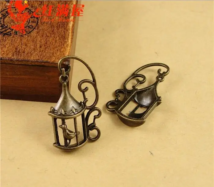 15pcs 34*21MM Antique bronze Retro bird cage charms handmade birdcage pendants DIY Korean jewelry making accessories wholesale
15pcs 34*21MM Antique bronze Retro bird cage charms handmade birdcage pendants DIY Korean jewelry making accessories wholesale