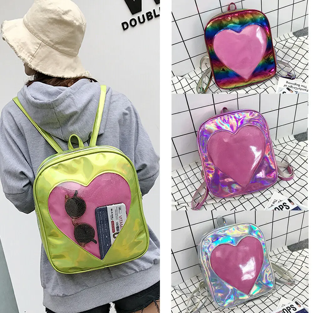 Women Girls PU Laser Backpack Mini Rucksack Purse Travel School Bag Transparent Cross Body Shoulder Jelly Bag Laser
Women Girls PU Laser Backpack Mini Rucksack Purse Travel School Bag Transparent Cross Body Shoulder Jelly Bag Laser