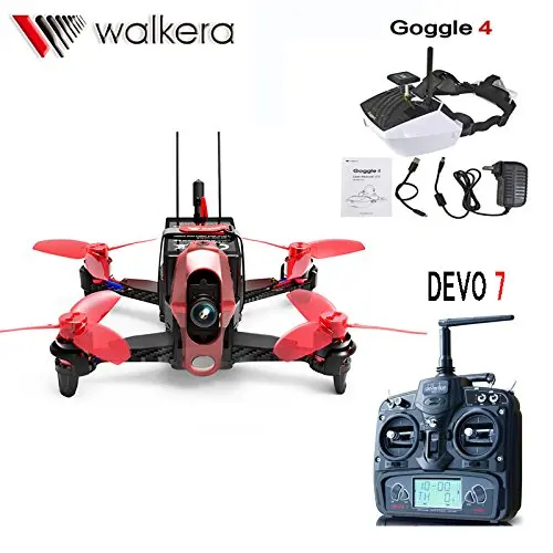 

Walkera Rodeo 110 110mm DEVO 7 TX RTF RC Racing Drone Quadcopter With 5.8G 40CH Goggle4 FPV Glasses / 600TVL Camera F19846