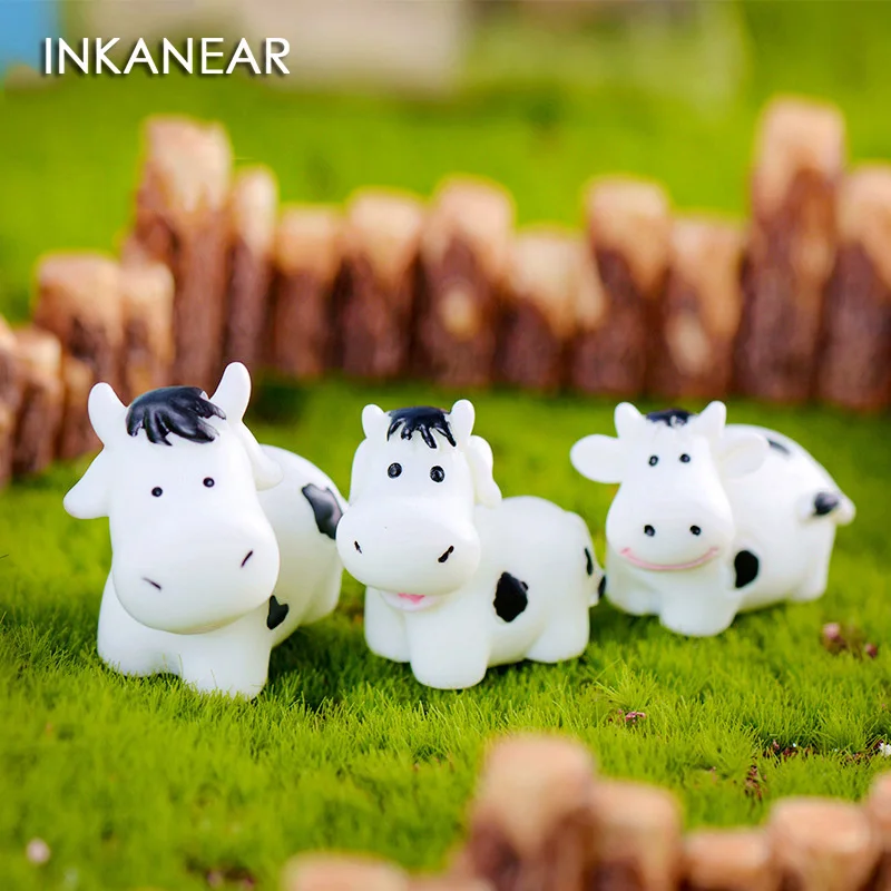 Mini Animal Model Lovely Cow Cute Calf Miniatures Resin Car Decor Terrarium Figurines Fairy Garden toys hobbies
Mini Animal Model Lovely Cow Cute Calf Miniatures Resin Car Decor Terrarium Figurines Fairy Garden toys hobbies
