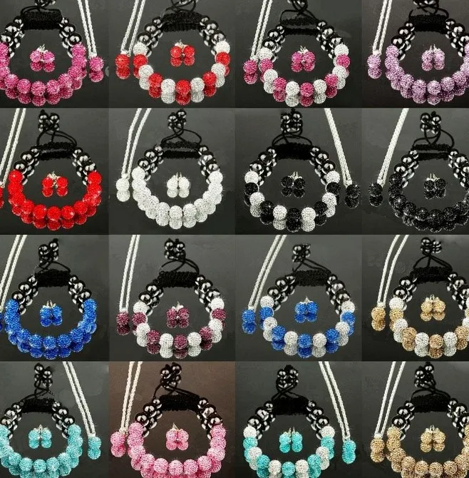 10mm free shipping mixed AB clay disco Crystal crystal set Bracelet earring necklace Jewelry best Bangles women wedding gift
10mm free shipping mixed AB clay disco Crystal crystal set Bracelet earring necklace Jewelry best Bangles women wedding gift