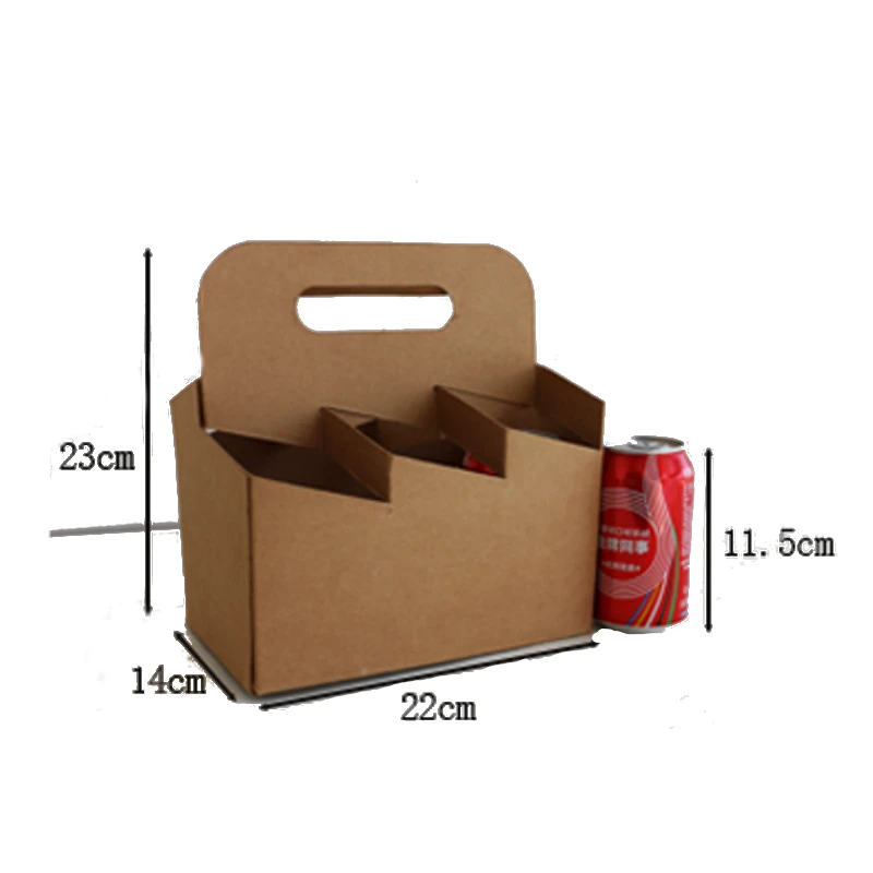 1 шт. упаковка для пива переноска пивных бутылок банок или картонная сумка