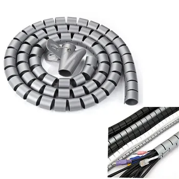 2M Diameter 28mm Cable Sleeves Flexible Spiral Cable Zip Wrap Tidy Organizer Wire Cord Management Protector Storage Pipe
2M Diameter 28mm Cable Sleeves Flexible Spiral Cable Zip Wrap Tidy Organizer Wire Cord Management Protector Storage Pipe