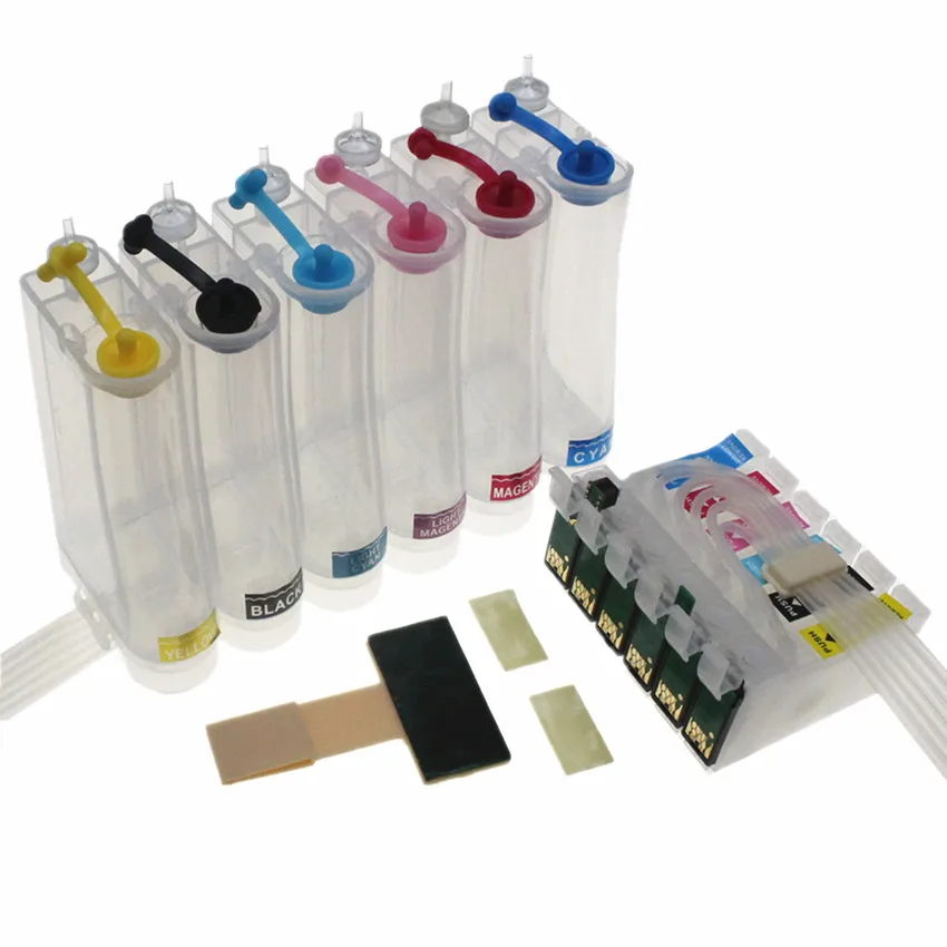 

T0821 T0821N 82N Continuous Ink Supply System CISS For Epson Stylus Photo T50 R290 TX650 TX700W TX710W TX800FW TX810FW Printer