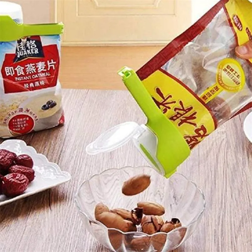 4 pcs/lot Sealing Food Clips Pour Food Storage Bag Clip Sealing Clip Effect Clamp With Large Discharge Nozzle For Storage Food
4 pcs/lot Sealing Food Clips Pour Food Storage Bag Clip Sealing Clip Effect Clamp With Large Discharge Nozzle For Storage Food