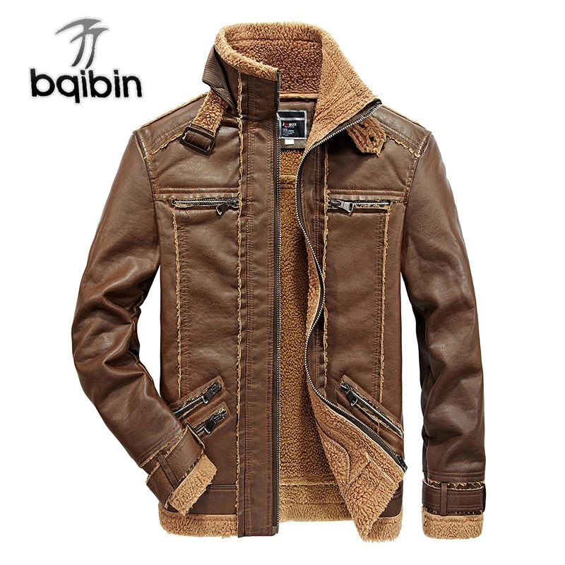 New Leather Jacket Men Faux Fur Motorcycle Suede Jacket And Coat Male Thick PU Winter Jacket Men Plus Size Outwear
New Leather Jacket Men Faux Fur Motorcycle Suede Jacket And Coat Male Thick PU Winter Jacket Men Plus Size Outwear