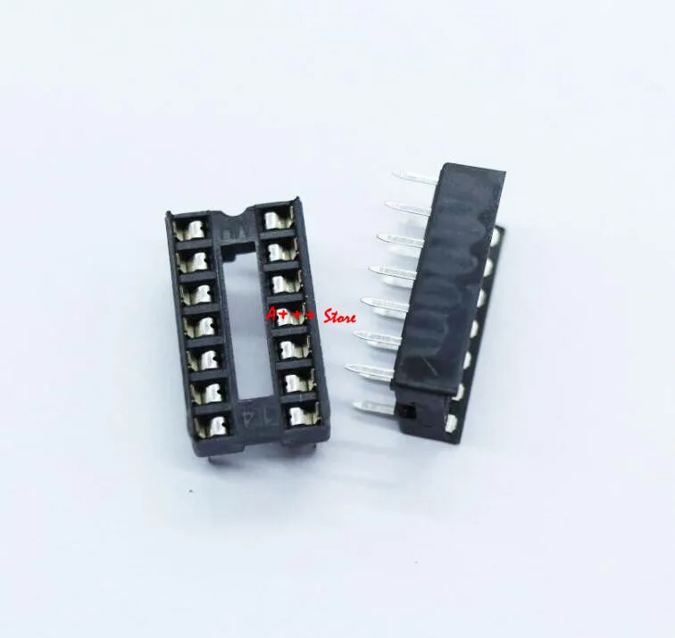 20PCS 14 Pin DIP Square Hole IC Sockets Adapter 14Pin Pitch 2.54mm Connector
20PCS 14 Pin DIP Square Hole IC Sockets Adapter 14Pin Pitch 2.54mm Connector