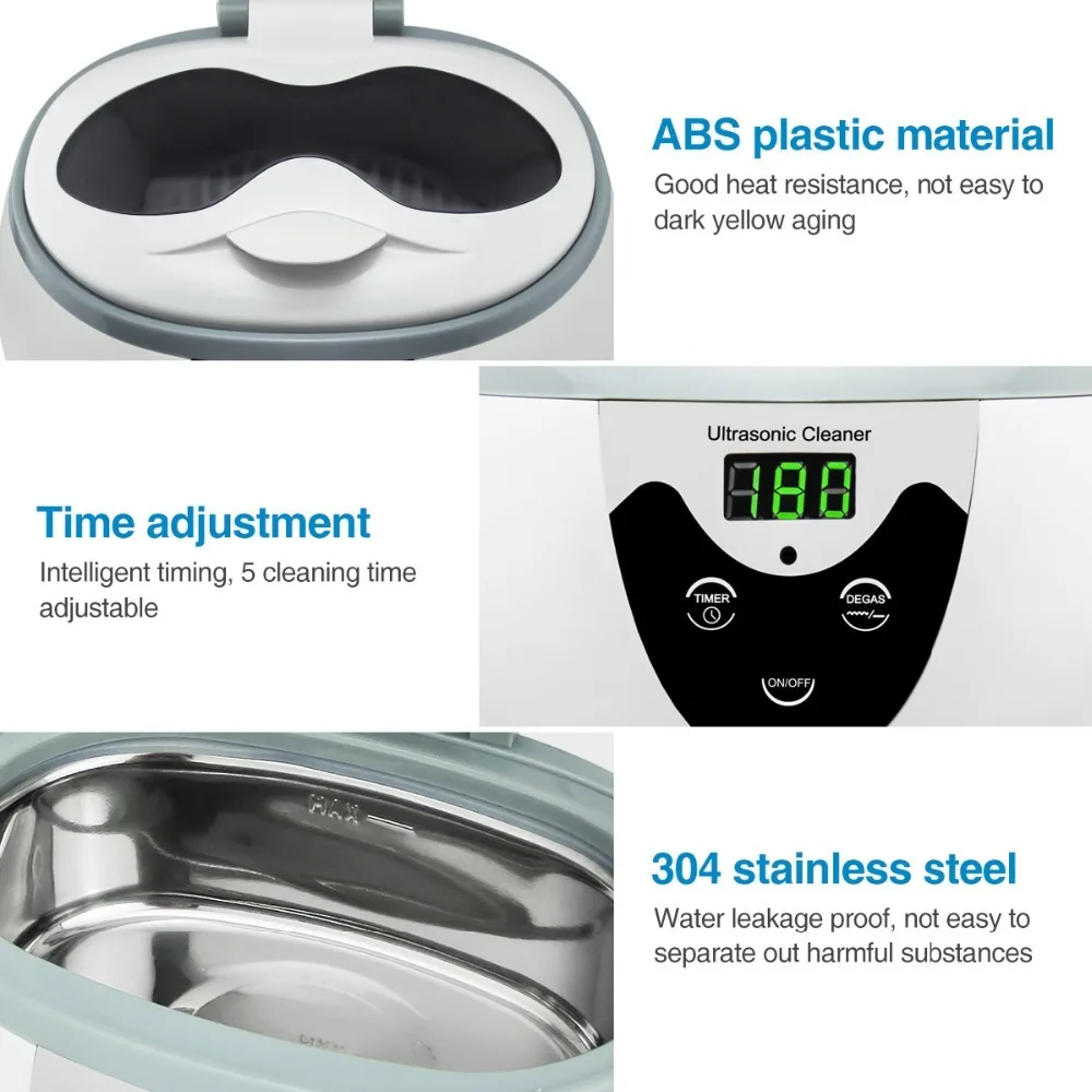 Ultrasonic Cleaner Machine With 5 Period Timing Control And LED Digital Display 3 Ultrasonic Cleaner Machine With 5 Period Timing Control And LED Digital Display 3