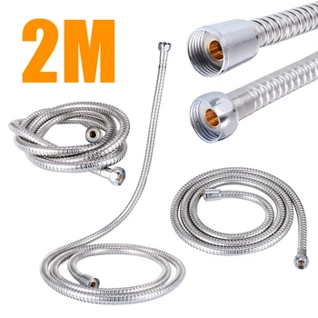 1pc 2m Stainless Steel Flexible Shower Hose Bathroom Heater Water Head Pipe For Bath Accessories Mayitr
1pc 2m Stainless Steel Flexible Shower Hose Bathroom Heater Water Head Pipe For Bath Accessories Mayitr