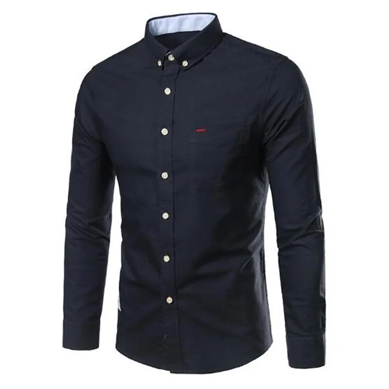 13-1Cotton Men's Shirt Long Sleeve Casual Simple Shirt Multi-Code Optional Men's Long Sleeve Shirt
