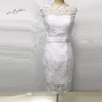 Vintage Wedding Dress Short Knee Length Wedding Gowns Lace Bridal Dresses 2017 Sheath Flowers Scoop Vestidos de Noiva Curto Boda
Vintage Wedding Dress Short Knee Length Wedding Gowns Lace Bridal Dresses 2017 Sheath Flowers Scoop Vestidos de Noiva Curto Boda