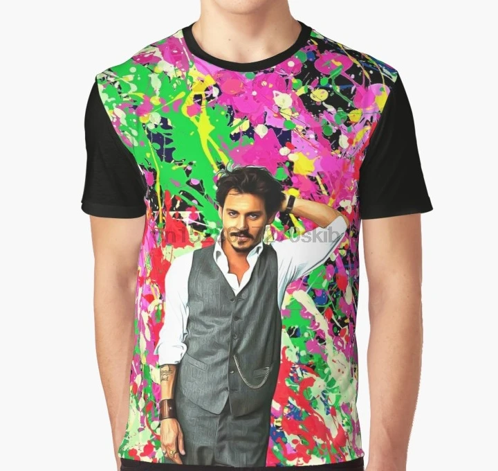 All Over Print 3D Tshirt Johnny Depp (Jack Sparrow) Celebrity (Oil Paint Art) Full Print Big print Graphic T Shirt
All Over Print 3D Tshirt Johnny Depp (Jack Sparrow) Celebrity (Oil Paint Art) Full Print Big print Graphic T Shirt