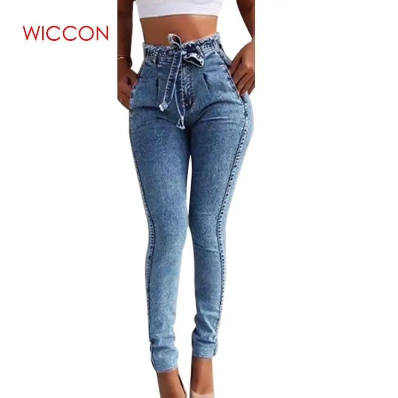Summer High Waist Jeans Women Streetwear Bandage Denim Plus Size Jeans Femme Pencil Pants Spring Skinny Jeans
Summer High Waist Jeans Women Streetwear Bandage Denim Plus Size Jeans Femme Pencil Pants Spring Skinny Jeans