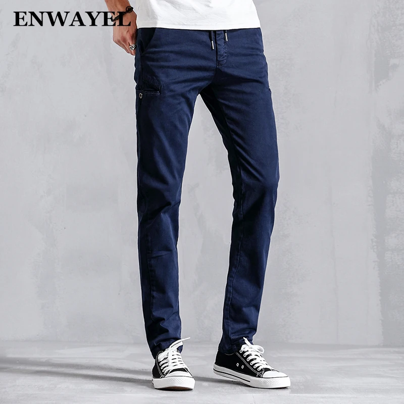 ENWAYEL 2018 Spring Autumn Straight Casual Pants Men 2018 Fashion Vintage Slim Fit Elastic 98% Cotton Harem Male Trousers K1014
ENWAYEL 2018 Spring Autumn Straight Casual Pants Men 2018 Fashion Vintage Slim Fit Elastic 98% Cotton Harem Male Trousers K1014