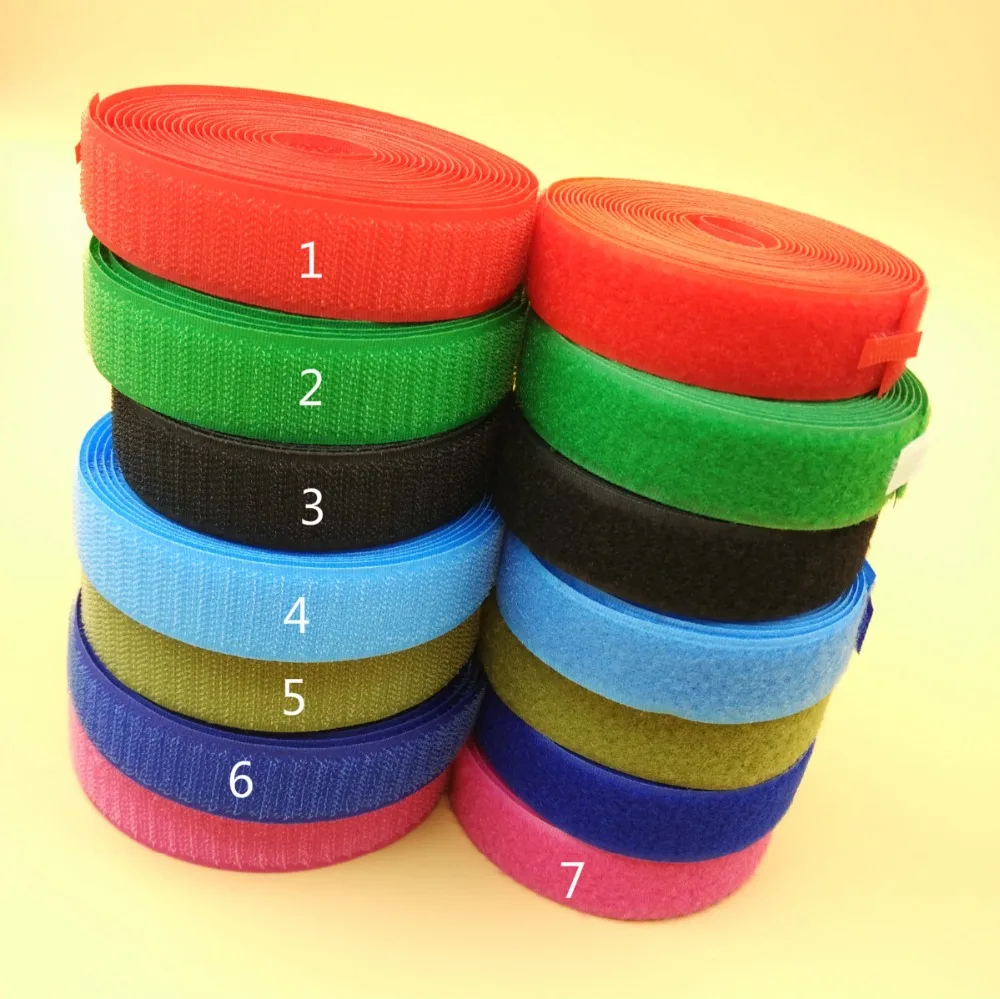 Free Shipping 1" 25mm 7 Colors 5M Hook+Loop Sew On Roll Hook Loop Fastener Tape For DIY Craft Repair Garments Accessories
Free Shipping 1" 25mm 7 Colors 5M Hook+Loop Sew On Roll Hook Loop Fastener Tape For DIY Craft Repair Garments Accessories