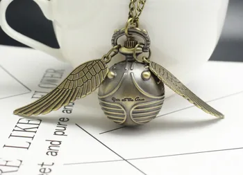 harri Potter Golden Snitch Slytherin Quartz Pocket Watch Angel Wings Sweater Copper Gold Ball Necklace Pendant Souvenir Gifts
harri Potter Golden Snitch Slytherin Quartz Pocket Watch Angel Wings Sweater Copper Gold Ball Necklace Pendant Souvenir Gifts